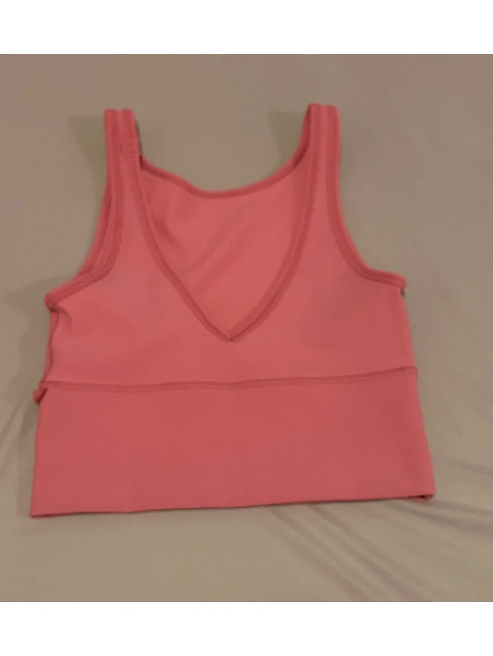 Lululemon Power Pivot Tank *Rib Rustic Coral Sz 4 NWOT